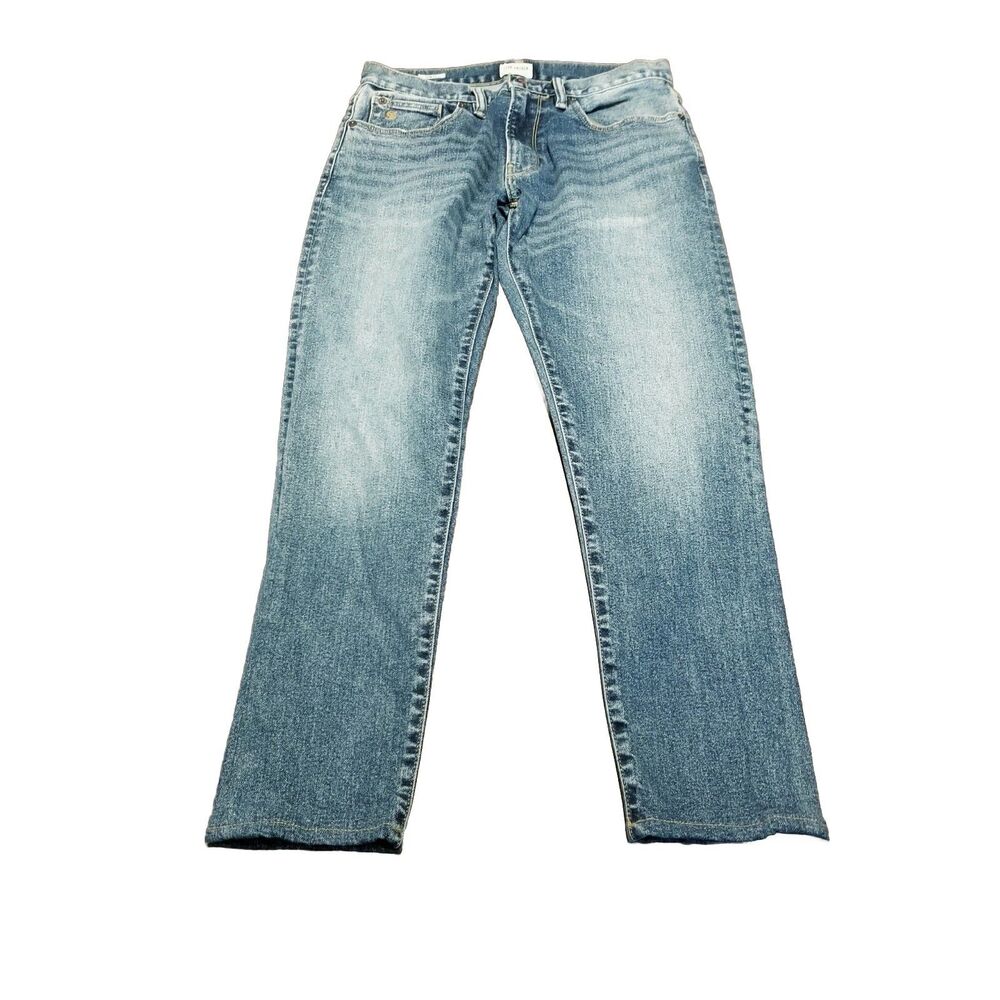 Todd Snyder Slim Fit Jeans Men's Size 30x30 Blue Faded Stretch *HEMMED* (30x28)